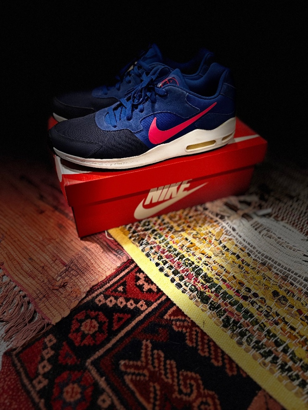 Air Max Guile Blue and Pink Men's 15